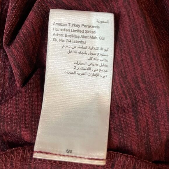Women’s Top T-shirts Sz S/CH/P Red Wine Short Sleeves Amazon Essentials - Picture 11 of 11